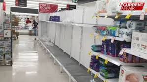 The panic buying of toilet paper. Coronavirus Panic Buying Leaves Toilet Paper Out Of Stock