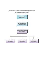 Organizational Chart Organizational Chart Of A Secondary