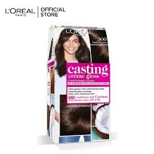 4 ~ loreal feria intense ombre hair color 050 for dark brown to soft black hair. Loreal Paris Casting Creme Gloss 300 Dark Brown Hair Color In Pakistan Original With Money Back Guarantee
