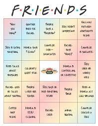 Friends Bingo Friends Tv Friends Tv Quotes Friend Bingo