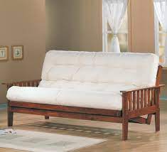 Bring a cozy, plush futon mattress to a metal frame. Casual Futon Frame And Mattress Set With Slat Side Detail Broadway Furniture