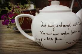 Personalised Literary Tea Pot Quote Of Your Choice Etsy Tea Pots Tea And Books Tea