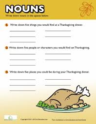 Thanksgiving Nouns Worksheet Education Com Spelling Worksheets Thanksgiving Worksheets Worksheets For Kids