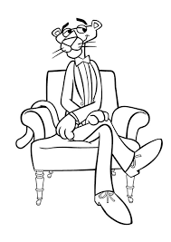 Free Pink Panther Coloring Pages Pink Panther Cartoon Coloring Pages Cartoon Coloring Pages