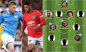 Founded in 1878, manchester united is one of the most decorated clubs in all of sport. Man City Vs Manchester Utd Combined Xi Just Three United Players Make The Cut Daily Mail Online