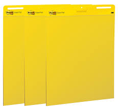 Buy Post It Easel Pad 25 X 30 Inches Sheets Yellow Paper