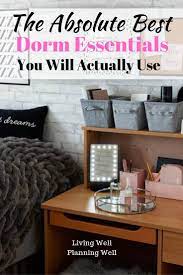 The Absolute Best Dorm Room Essentials You Will Actually Use Dorm Room Essentials Dorm Room Items Dorm Essentials
