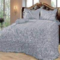 dematex gelincik deluxe saten yatak ortusu seti cift kisilik gri 250x260cm yatak yatak ortuleri yatak ortusu