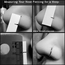 Nose Ring Sizing: How To Pick The Right Ring Size – Dr. Piercing Aftercare