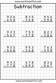 Subtraction math learning 2 digit subtraction with regrouping. Pin On Subtraction