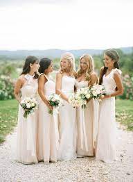 Black Tie French Chateau Wedding Ivory Bridesmaid Dresses White Bridesmaid Bridesmaid