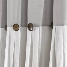 You could found another gray and white striped shower curtain better design ideas. Linen Button Shower Curtain Lush Decor Www Lushdecor Com Lushdecor