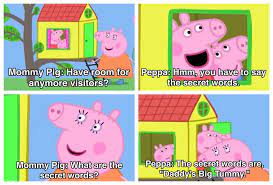 We're trying to run away from our shadows. 17 Times Peppa Pig Was Just An Absolute Savage