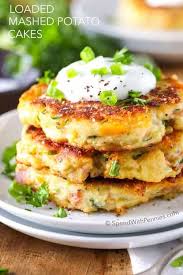 These potatoes were crispy on the outside and creamy on the inside — just this is the only potato salad i'll ever make. Loaded Mashed Potato Cakes