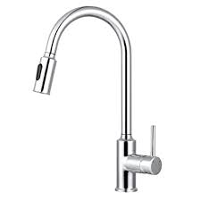 Shop faucets sprayer & more. Buy Yitahome Chrome Kitchen Faucet With Pull Down Sprayer 2 Function Solid Brass Single Hole Pull Out Kitchen Sink Faucet Gooseneck Prep Faucet Single Handle Bar Sink Faucet For Kitchen Rv Laundry