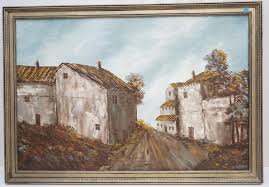 MID CENTURY OIL ETTA BENJAMIN CIEN (1924-2009)