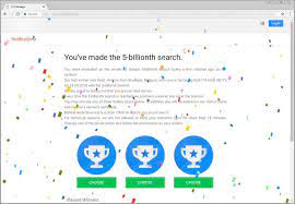 You've made the 5 billionth search
