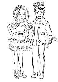 Descendants coloring pages are a fun way for kids of all ages, adults to develop creativity, concentration, fine motor skills, and color recognition. Descendants 2 Ben And Mal Coloring Page Free Printable Coloring Pages For Kids