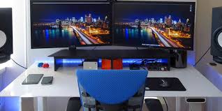 Set up the orientation of the monitors. Productivity And Ergonomics The Best Way To Organize Your Desk