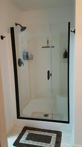 Semi Frameless Oil Rubbed Bronze Swing Shower Door Shower Doors Oil Rubbed Bronze Shower