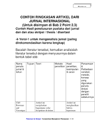 Penelitian tentang kemampuan argumentasi siswa sma angkasa kelas xi tahun ajaran 2012/2013 (prabawati nurhabibah, korelasi antara kemampuan. Contoh Resume Jurnal Internasional Mosaicone