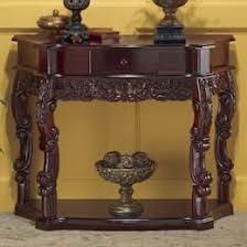 Tables Sofa Tables Night Stands Side Tables Ginny S In 2020 Curved Table Console Table Decorating Unique Console Table