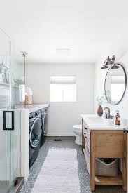 Hidden laundry space in bathroom image source: Pai Play 41 Small Bathroom Laundry Room Combo Ideas