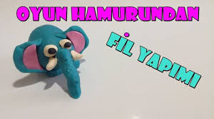 Oyun Hamurundan Fil Yapimi Oyun Hamuru Oyun Animasyon