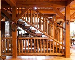Log Cabin Kitchens Design Pictures Remodel Decor And Ideas Page 20 Rustic Stairs Rustic Staircase Log Cabin Kitchens