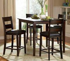 This item will be released on july 15, 2021. 5 Piece Wooden Counter Height Table Set Espresso Brown Tall Dining Table Solid Wood Dining Set Counter Height Table Sets