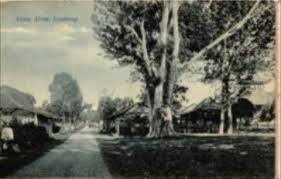 Alun Alun Lembang Jaman Dulu Gambar Dari Kartupos Belanda Gambar Belanda Indonesia