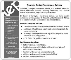 A financial consultant is essentially the same as a financial advisor. Financial Advisor Investment Advisor The Royal Gazette Bermuda News Business Sports Events Amp Community