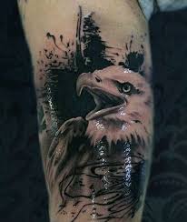American Flag Eagle Tattoo Black And White Pin By Carl Lunderstadt On Possible New Tattoos For Me Eagle Head Tattoo Eagle Tattoo Tattoo Designs Men