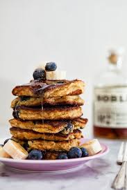 Blueberry Banana Pancakes J Chong Banana Blueberry Pancakes Food Recipes