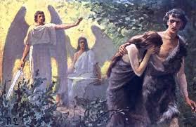 After Their Day Of Debauchery The Townspeople Realized Their Inherent Sinful Nature And Unwound Themselves I Adam And Eve The Falling Man Bible Illustrations