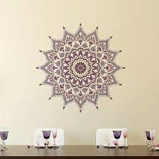 Our mandala templates ship fast multiple sizes available, large mandala stencils can be used for painting walls, decking, furniture. Mandala Stencil Radiance Reusable Stencils For Walls Diy Home Decor Mediterranean Wall Stencils By Cutting Edge Stencils Houzz