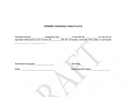 Concediul fara plata se aproba pe baza cererii formulate de salariat, nefiind necesare alte formalitati. Remorcare Suc Comunist Model Cerere Concediu Suplimentar Pentru Calculator Butlercarriers Com