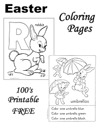 Looking for super cute easter coloring pages? Preschool Easter Coloring Pages
