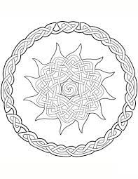 Celtic coloring celtic mandala coloring printable coloring pages designs coloring books knotwork color. Celtic Mandala Coloring Page Free Printable Coloring Pages For Kids