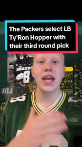 The Packers Select LB Ty'Ron Hopper with their third round draft pick  #greenscreen #fyp #fouryou #sports #slideshow #nfl #nflfootball #packers  #goapackgo #greenbaypackers #packersnation #football ...