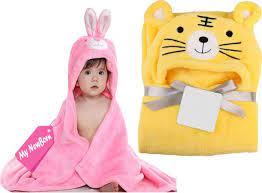 Towels can be quickly transformed into a bathrobe, can wipe the body after a bath, but you can wear the new large bath towel, do not fall after wearing body can freely activities. My New Born Baby Bath Towel Buy My New Born Baby Bath Towel Online At Best Prices In India Flipkart Com