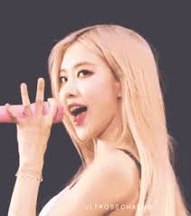 Concert in january and rosé's solo in march. Blackpink Rose Gif Images On Favim Com
