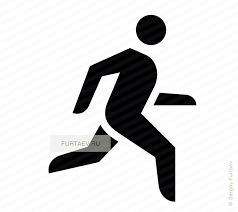 Running Man Vector Icon By Sergey Furtaev Running Man Icon Man Vector