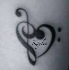 A music notice tattoo primarily on account of how music arouses strong emotions in a lot of individuals, these tattoos might have a vast array of meanings based on the specific emotions that a slice of music arouses in a. 58 Tattoos With Music Notes And Names