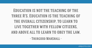 Education Is Not The Teaching Of The Three R S Education Is The Teaching Of The Overall