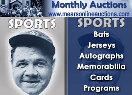 MEARS Auction of Memorabilia and More Ends September 6, 2025
