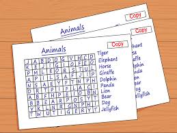 Create your own word search puzzles with this word search generator tool. 3 Ways To Make A Word Search Wikihow