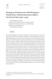See more of rita mendes on facebook. Pdf Ideology And Architecture In The Portuguese Estado Novo Cultural Innovation Within A Para Fascist State 1932 1945