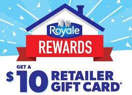 Get $20 bonus card with $100 gift card purchase (limited time offer). Royale Rewards 10 Retailer Gift Card Offer Canadian Freebies Coupons Deals Bargains Flyers Contests Canada