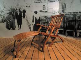 Original Deck Chair From The Titanic Deck Chairs Chair Woodworking Chair
